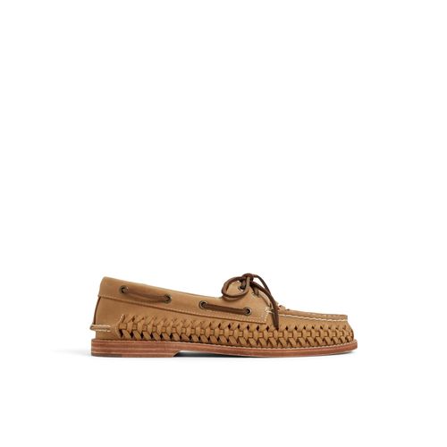 Gold Cup™ Authentic Original™ 2-Eye Woven Boat Shoe in Tan