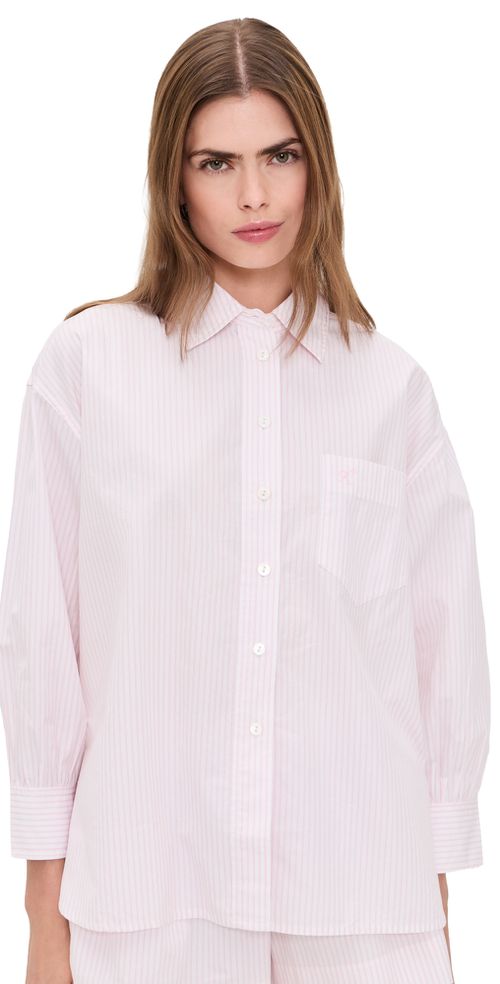 Kappa Button-Up Shirt Blush Stripe