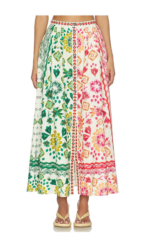 SALONI Judi-b Skirt in Green, Pink. 0. Also , 12, 2, 4
