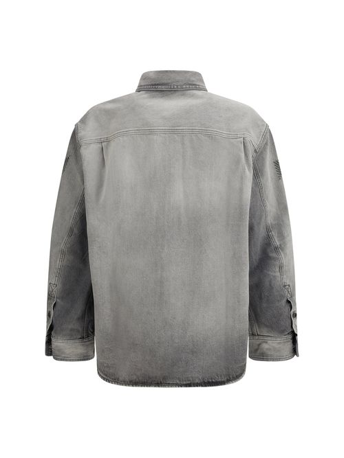 Diag Military Overshirt — Gray
