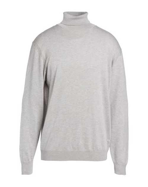 Man Turtleneck Light grey Size M Viscose, Nylon