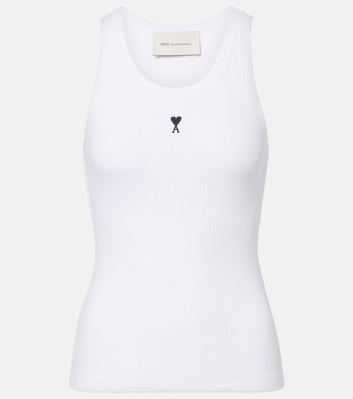 Ami De Caur cotton jersey tank top
