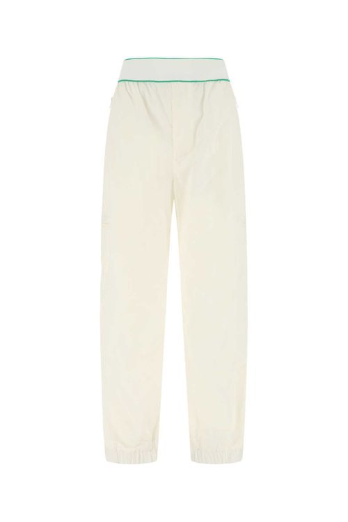 Nylon Trousers — White