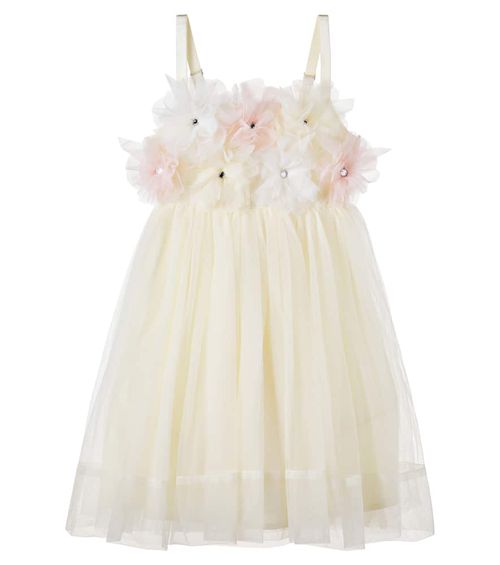 Tide Blossom embellished tulle dress