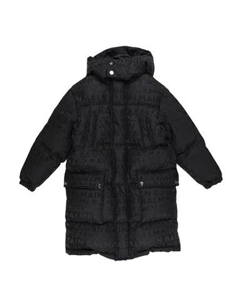 Kid Boy Puffer Black Size 10 Polyamide, Cotton, Polyester