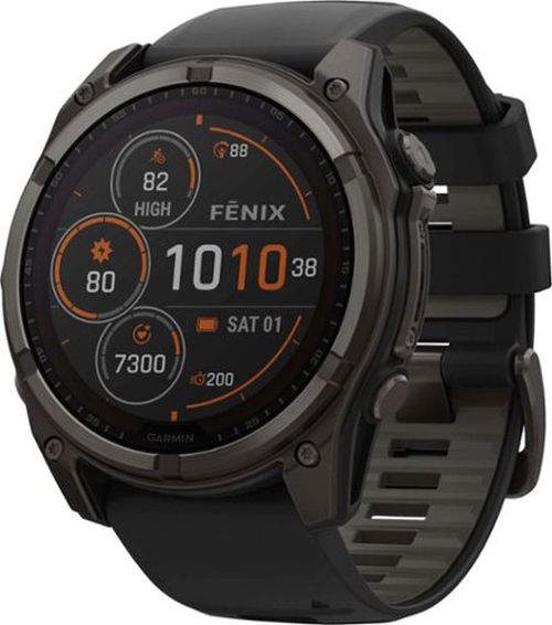 Fēnix 8 Solar Sapphire GPS Smartwatch 51mm Fiber-reinforced polymer - Carbon Gray DLC Titanium