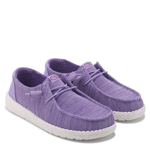 Women's Wendy Stretch Sox Slip On Shoes (Purple)