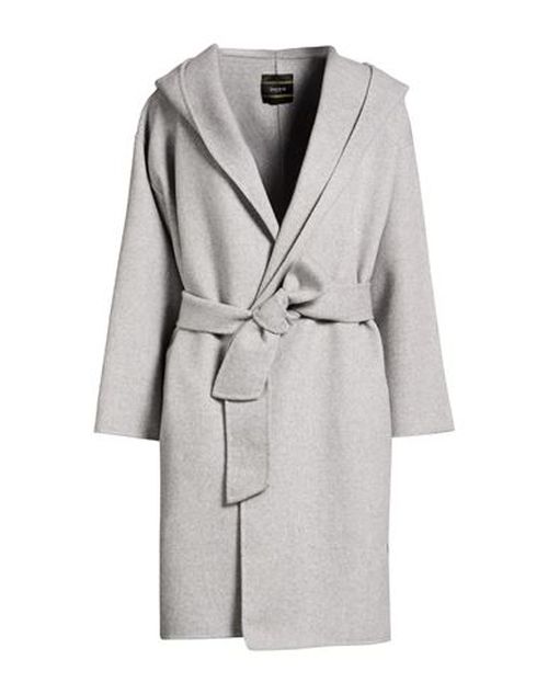 Woman Coat Grey Size M Wool, Polyester