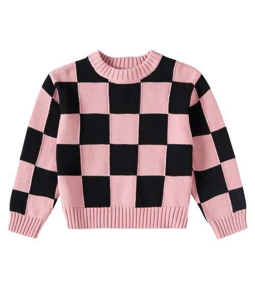 Molo Gertina checked cotton sweater