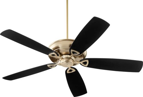 Quorum Alto 62" Indoor Ceiling Fan in Aged Bra