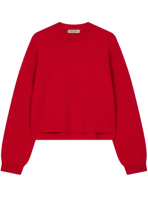Crew-neck sweater - Red