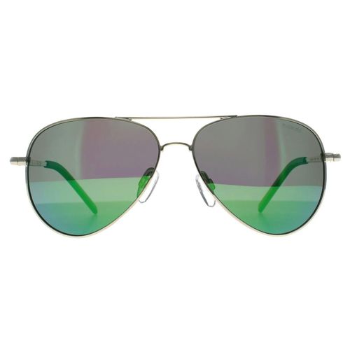 Polaroid Kids Sunglasses PLD 8015/N J5G K7 Gold Green Mirror Polarized