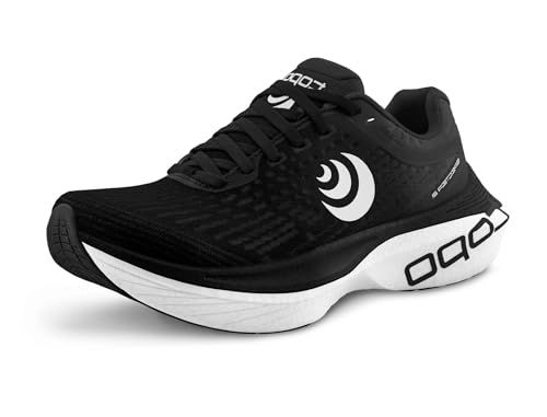 Topo Athletic Men's Specter 2 Comfortable Cushioned Durable 5MM Drop Road Running Shoes, Athletic Shoes for Road Running, White/Sunset
