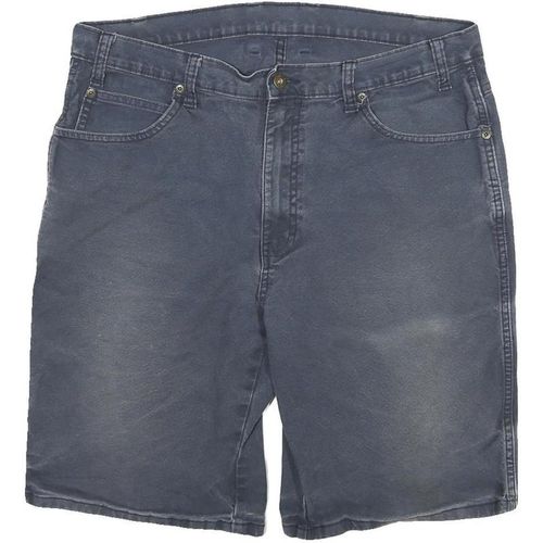 DICKIES Mens Shorts Blue Cargo XL W34 Workwear Cotton Blend Durable