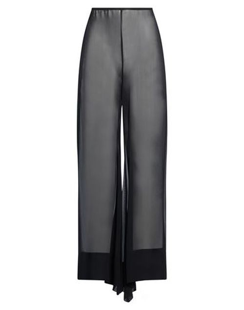 Woman Pants Black Size M Silk