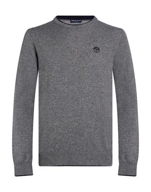 Man Sweater Grey Size 3XL Polyamide, Wool, Viscose, Cashmere
