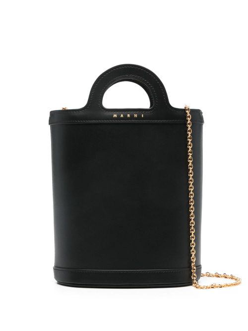 Tropicalia leather bucket bag - Black
