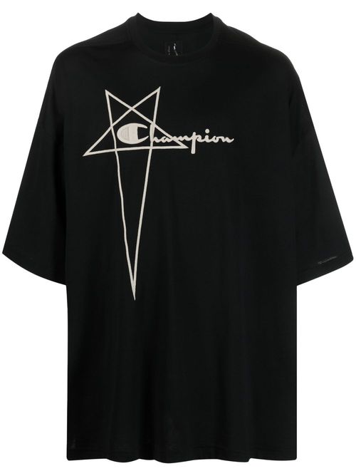 Tommy logo-print T-shirt - Black