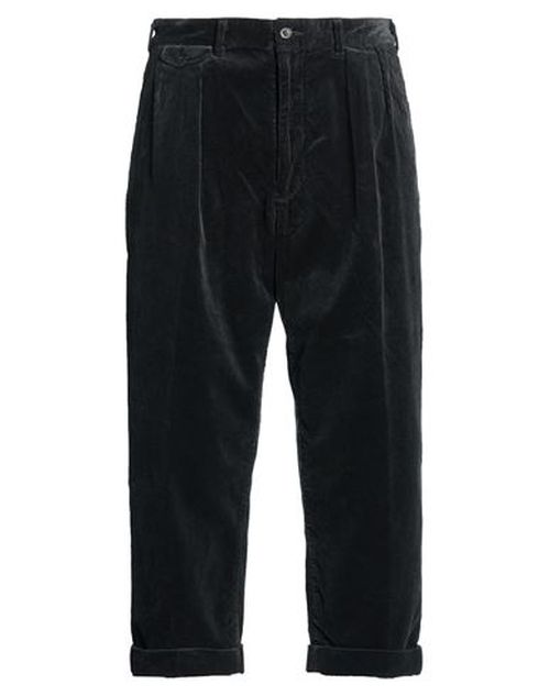 Man Pants Dark green Size XL Cotton