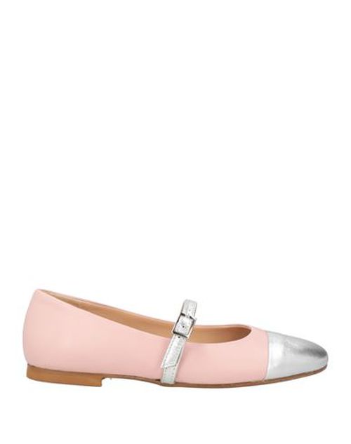 Woman Ballet flats Pink Size 11 Leather