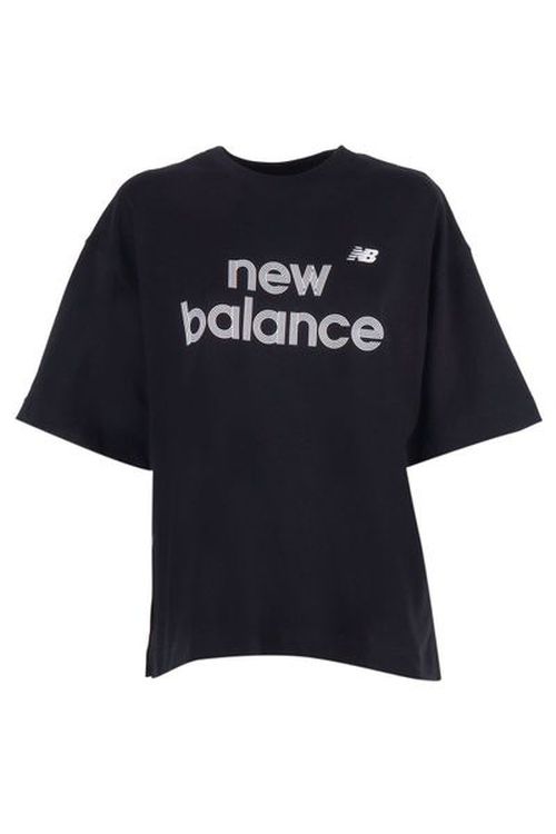 New Balance T-Shirt mit Logo-Print und Rundhalsausschnitt