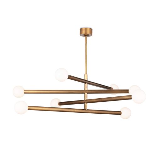 Natural Brass LED Chandelier from the Beaubien Collection
