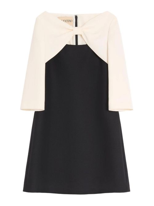 Wool And Silk Mini Dress