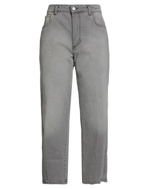 Rose Woman Jeans Grey Size 25 Cotton