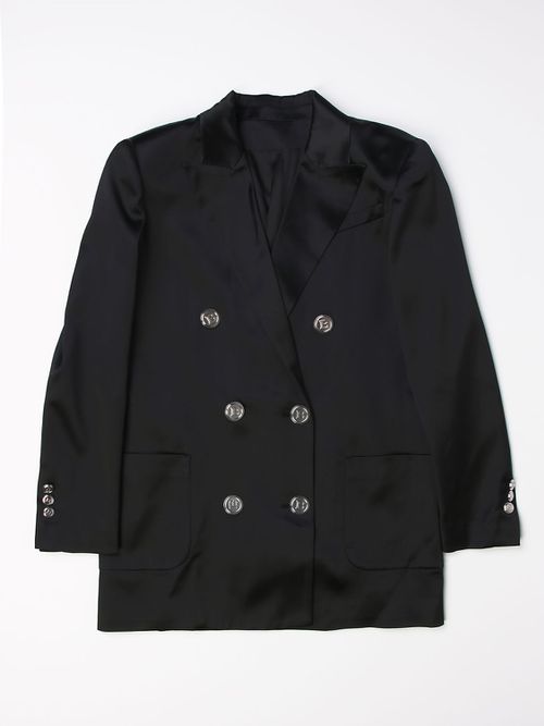 Basic double-breasted coat