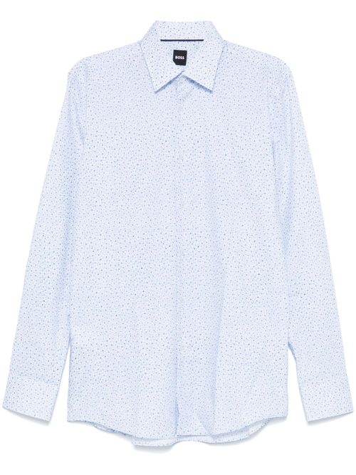 Floral-print shirt - Blue