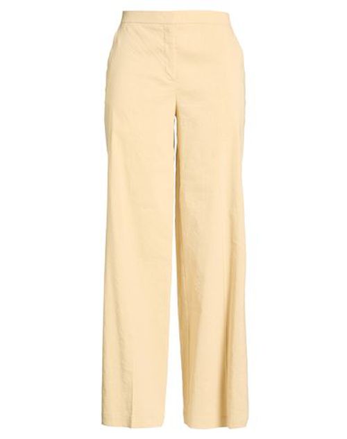 Woman Pants Beige Size 6 Linen, Viscose, Elastane