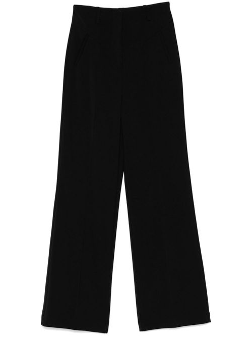 Crepe trousers - Black