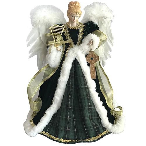 "16"" Irish Angel Tree Topper"