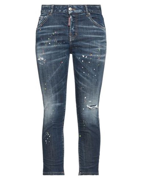 Woman Denim cropped Blue