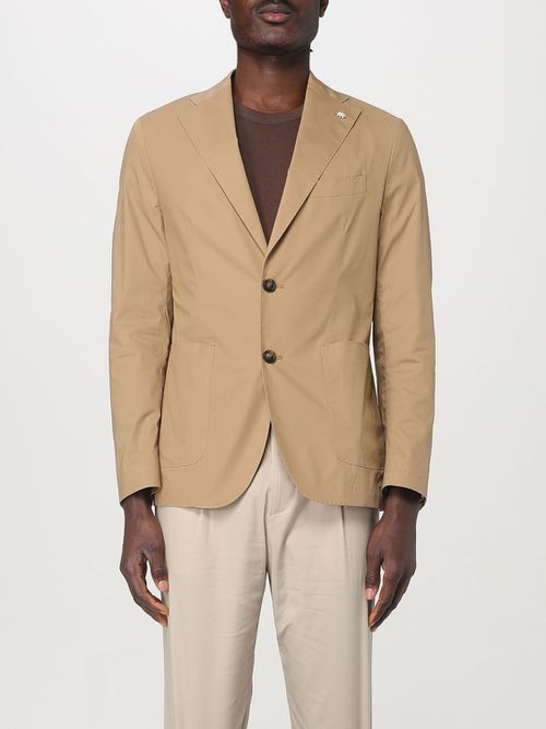 Blazer Men color Beige