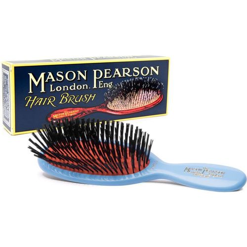 Pocket Childs Bristle Hair Brush Blue