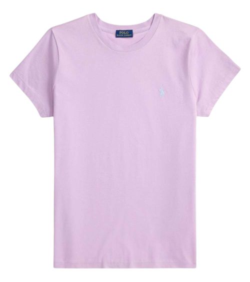 Light Purple Crew Neck Logo T-Shirt