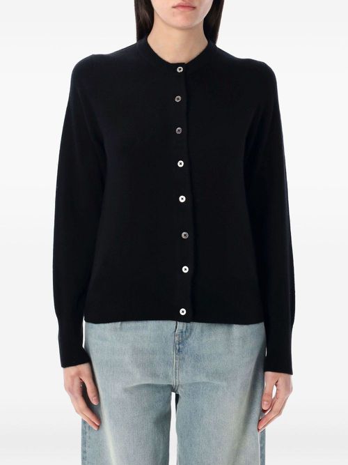 Button-front cardigan - Black