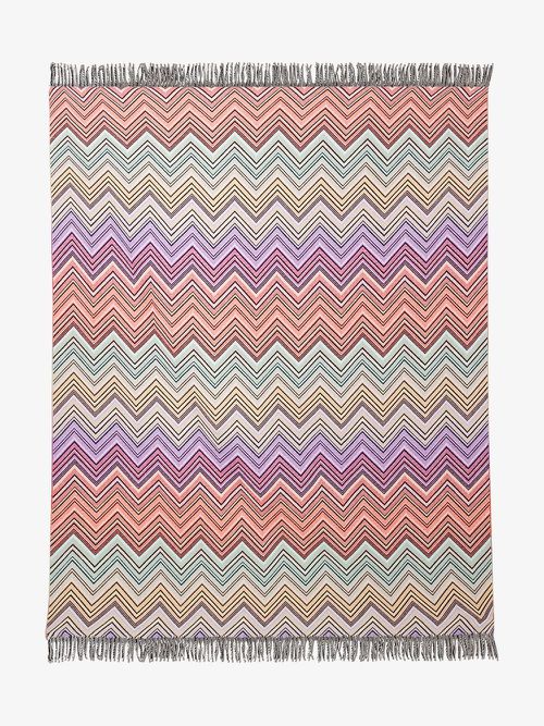 Multicoloured Perseo Zigzag Throw - Unisex - Cashmere/Wool