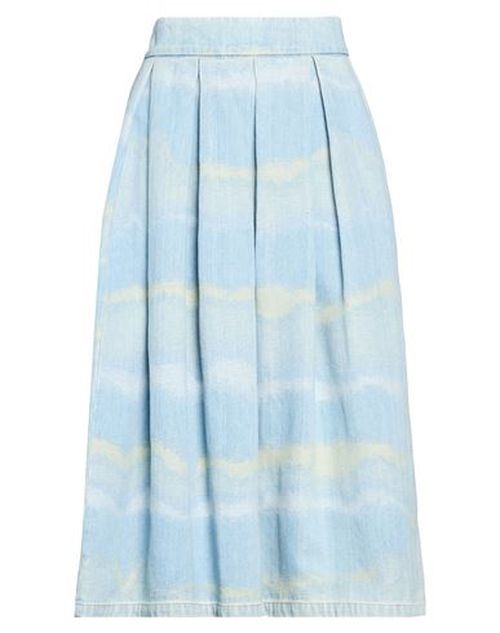 Woman Denim skirt Blue Size 30 Cotton, Polyester
