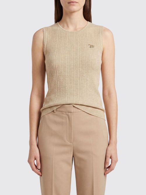 MAISON KITSUNÉ Sweater Woman color Beige