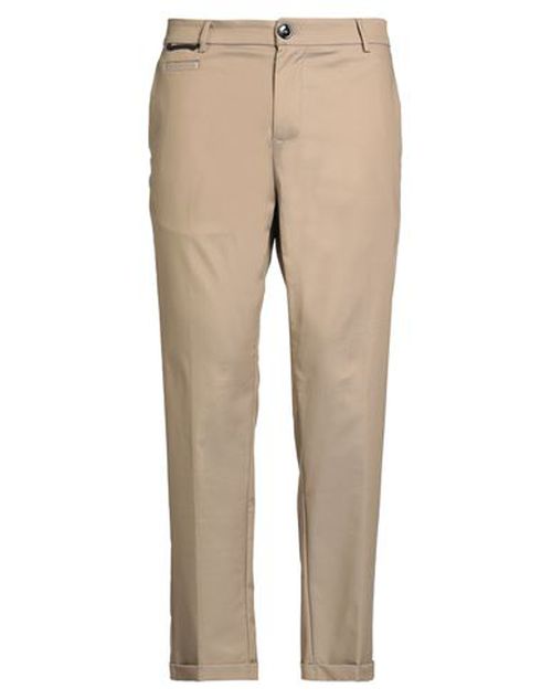 Man Pants Beige Size 33 Cotton, Polyamide, Elastane