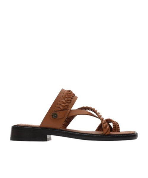 Baez Whipstitch Flat Sandals