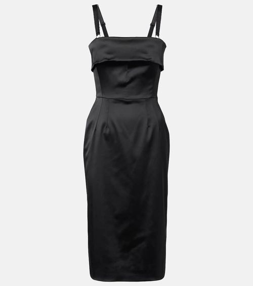 Satin midi dress
