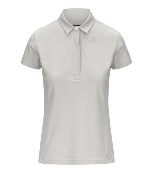 White Solid Shirt Collar Polo