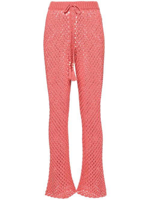 A Love Letter To India macramé trousers - Pink