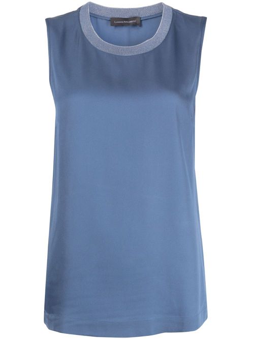 Gemini jersey tank - Blue
