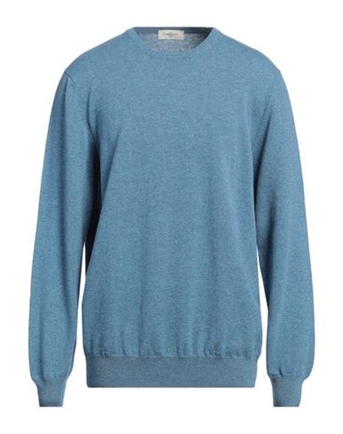 Man Sweater Blue Size 38 Cashmere