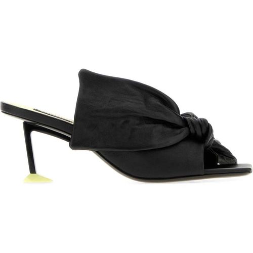 Givenchy Black Leather Boudoir Mule