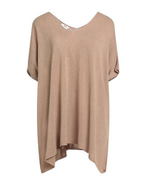 Woman Sweater Sand Size S/M Modal, Acrylic